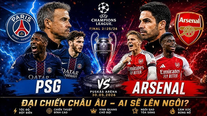 OK9: Đội hình PSG mạnh nhất, sẵn sàng đè bẹp Arsenal?